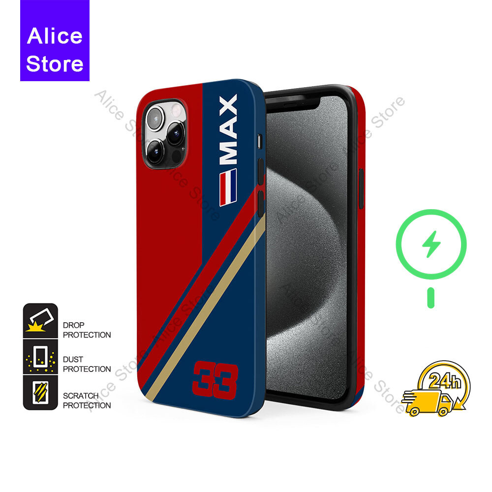 F1 Max Verstappen 2016 33 เคสโทรศัพท์สําหรับ iPhone 17 Pro Max / iPhone 16 Pro Max / 15 Pro Max / 13