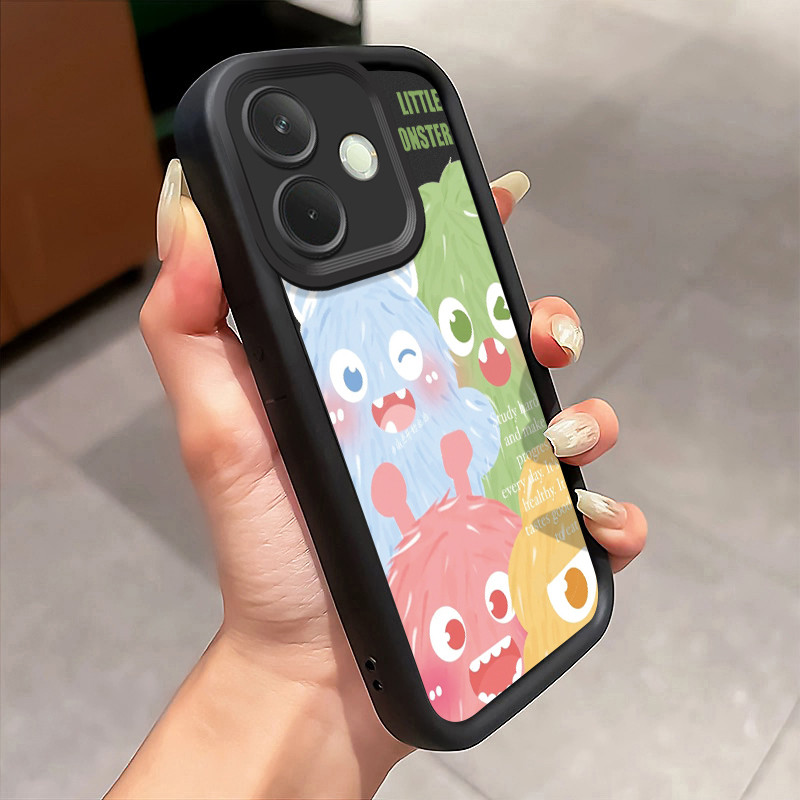 HPเคสโทรศัพท์สําหรับOPPO A5 Pro 4G A5 Pro 5G A5 EnergyกรณีMonster Ballขนสัตว์การ์ตูนขนาดเล็กหวานฝาคร