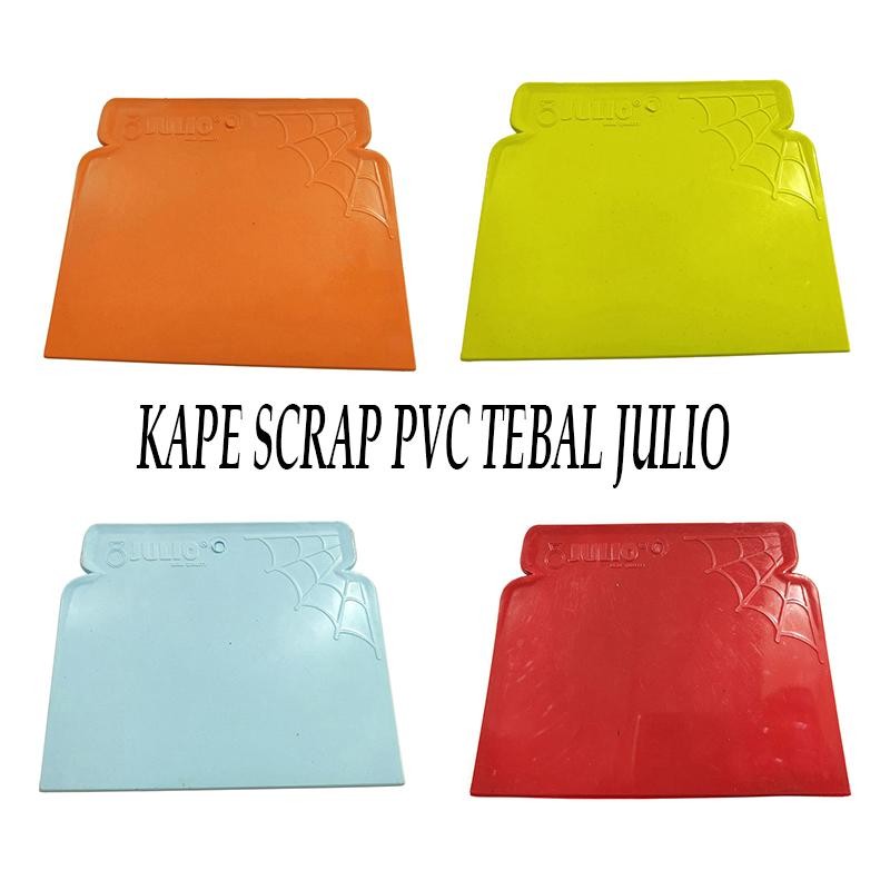 Julio PVC Plastic Scraper Plastic Scraper Sekrap Putty Tool ขนาด 5" นิ้วหนาและ Smooth Finish WHOLESA