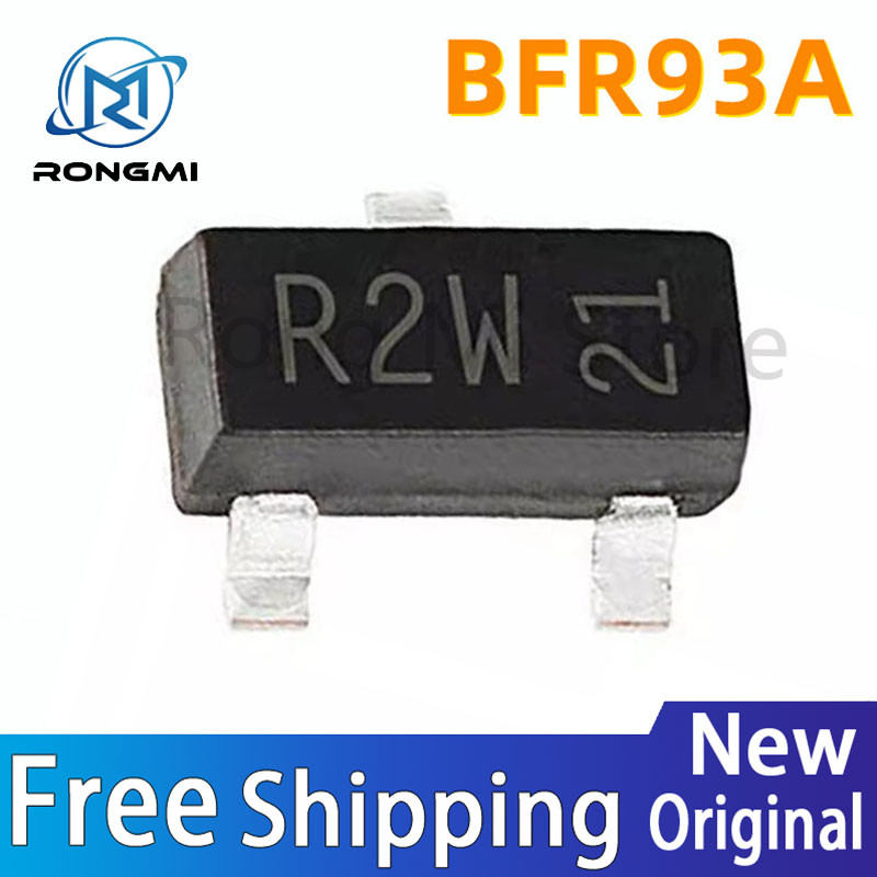 20-50-100 ชิ้น/ล็อต BFR93A SOT-23 BFR93 RF ทรานซิสเตอร์ RK RW2 R2S R2P