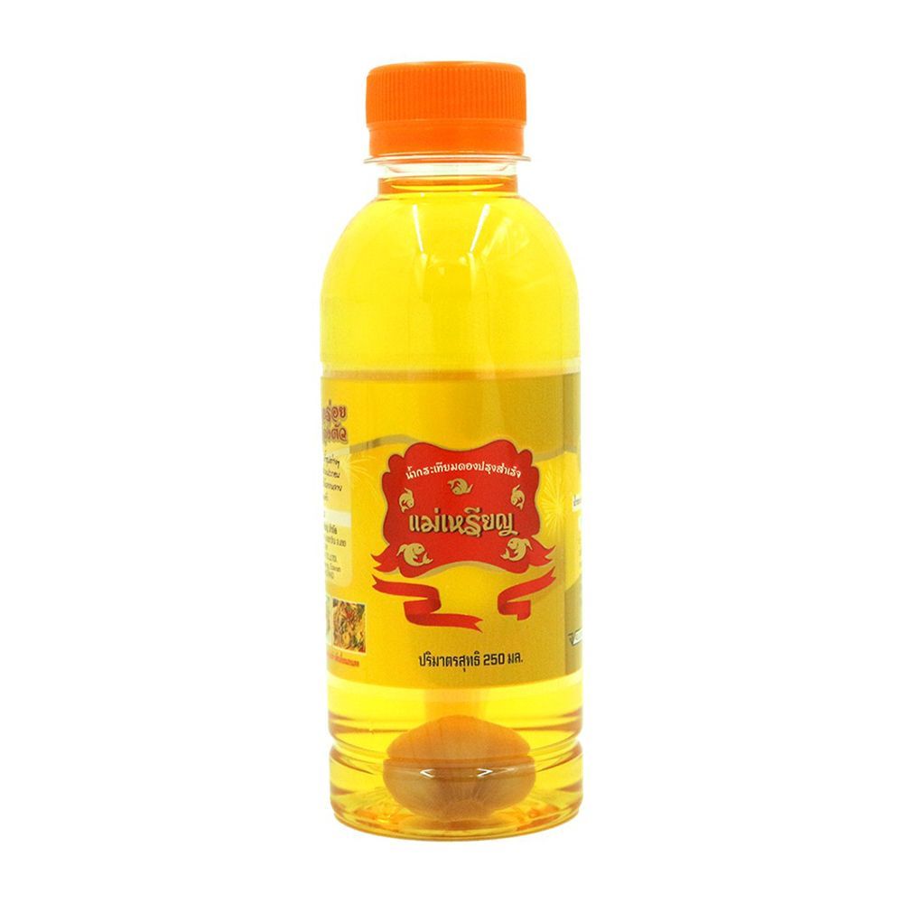 แม่เหรียญน้ำกระเทียมดอง 250 มล.