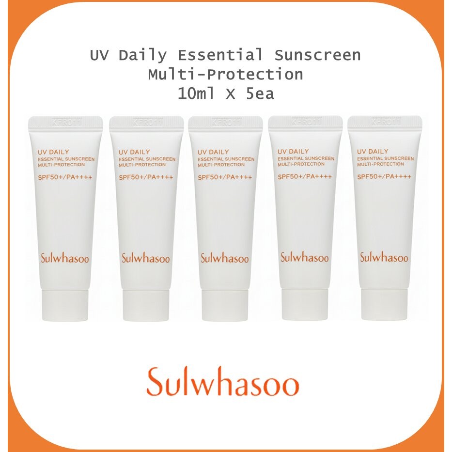 [Sulwhasoo] UV DAILY ESSENTIAL SUNSCREEN MULTI-PROTECTION (10ml x 5ea)#107