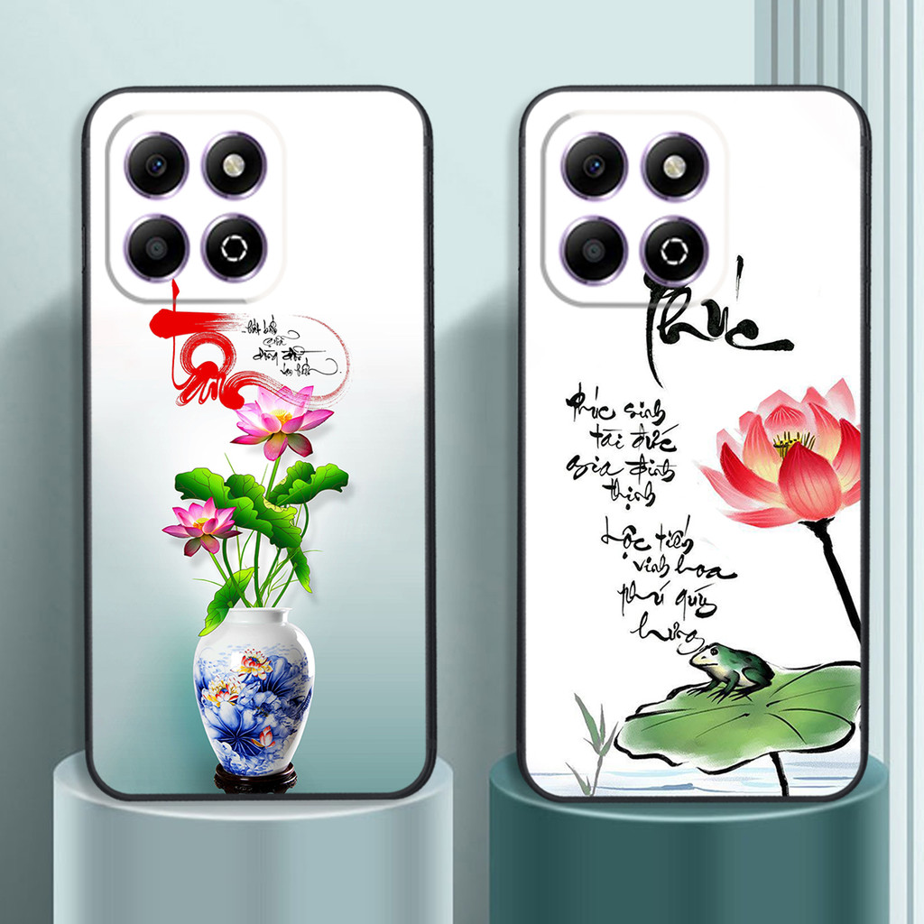 เคส Honor X6b / X8b / X5b / X5b Plus พร้อมการประดิษฐ์ตัวอักษรฮวงจุ้ยและโชคลาภราคาถูก/PK 98