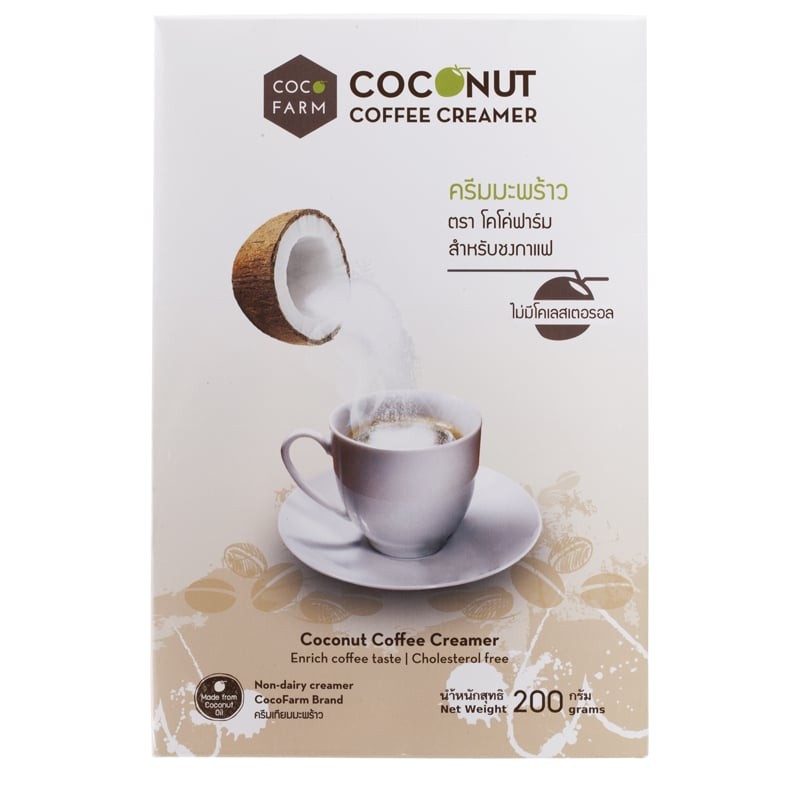 COCO FARM โคโค่ฟาร์มครีมเทียมมะพร้าว 200กรัม [8857124357013]
