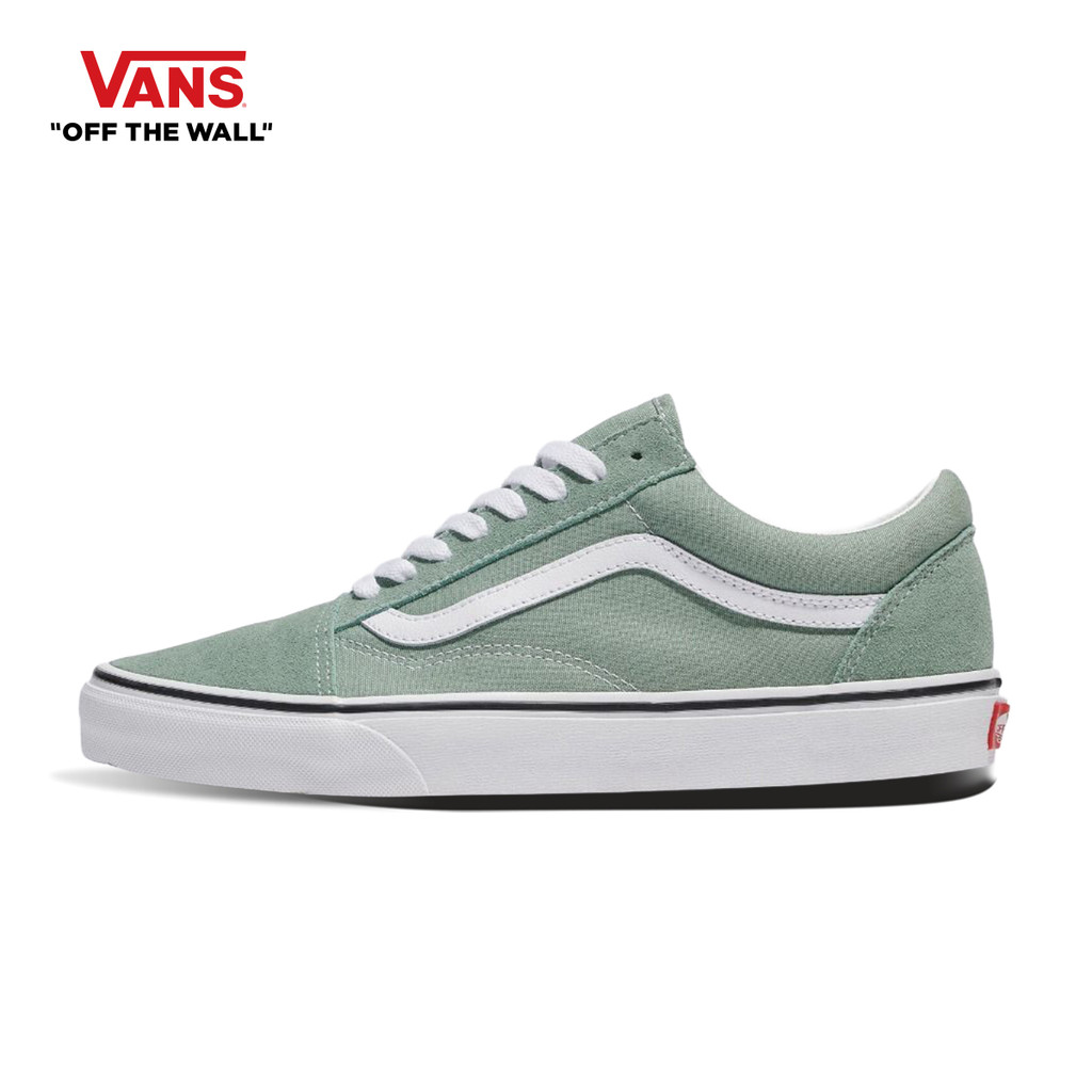 VANS OLD SKOOL - COLOR THEORY ICEBERG GREEN รองเท้าผ้าใบ แวนส์ ผู้ชาย ผู้หญิง