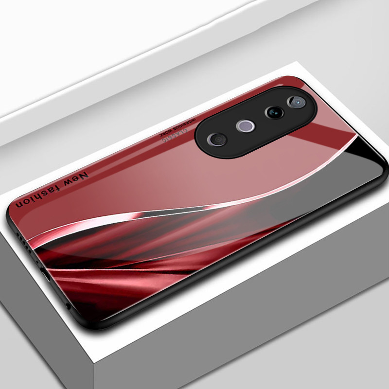 เคสสำหรับ VIVO V40 5G V40 Pro 5G เคสโทรศัพท์เส้นเปลือกแก้วกันกระแทก