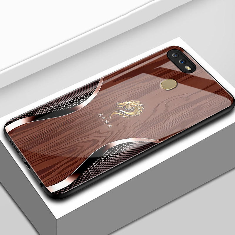 เคสสำหรับ OPPO A7 A5s A12 A12s A11K เคสโทรศัพท์มังกรเปลือกแก้วกันกระแทก ราคา ถูกที่สุด ดีลบีเคเค