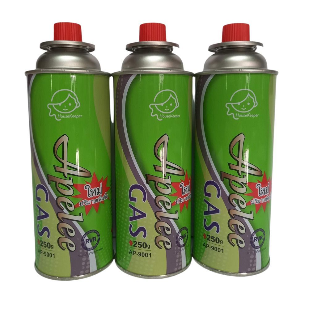 [สินค้าส่งด่วน] แก๊สกระป๋องอะพีลี แพ็ค3 #AP-9001