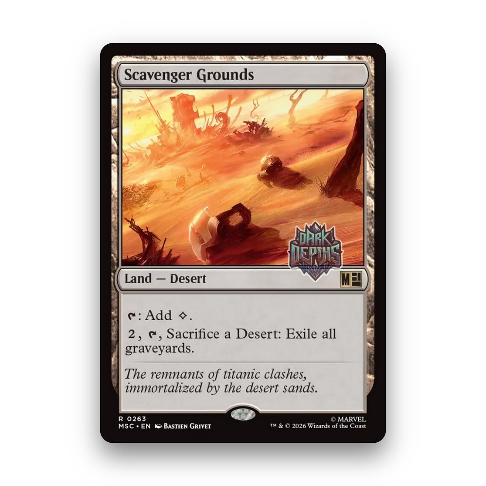 [MTG] Scavenger Grounds (#263) [MSC] [LAND] [RARE] | Magic the Gathering