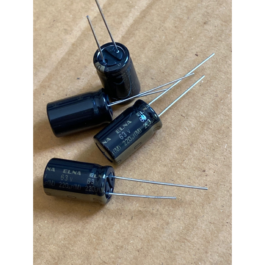 3PCS 220UF 63V ญี่ปุ่น ELNA ELNA ตัวเก็บประจุเสียง 63V220UF 10 * 16 RA3 สีดําทอง