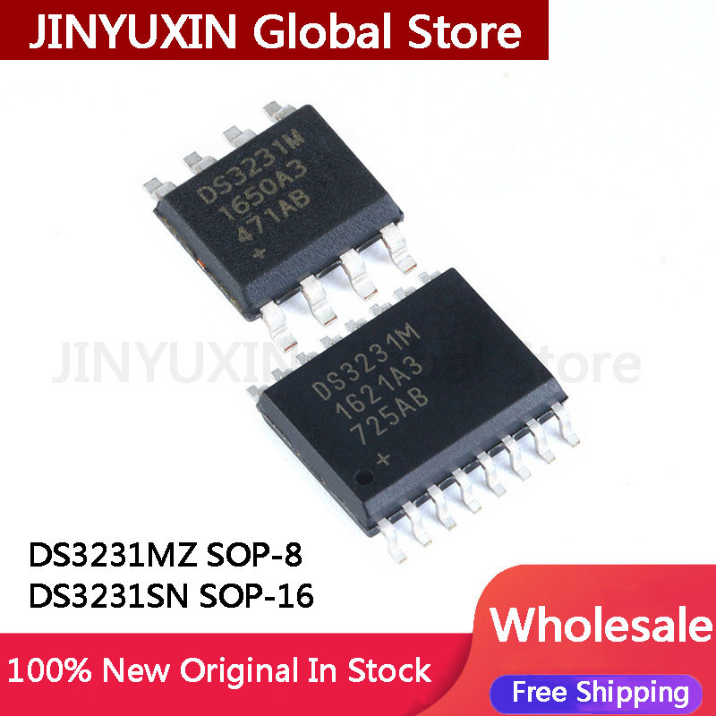 2 ชิ้น 100% ใหม่ DS3231MZ SOP8 DS3231M SOP-8 DS3231 DS3231SN sop-16 IC ในสต็อกขายส่ง