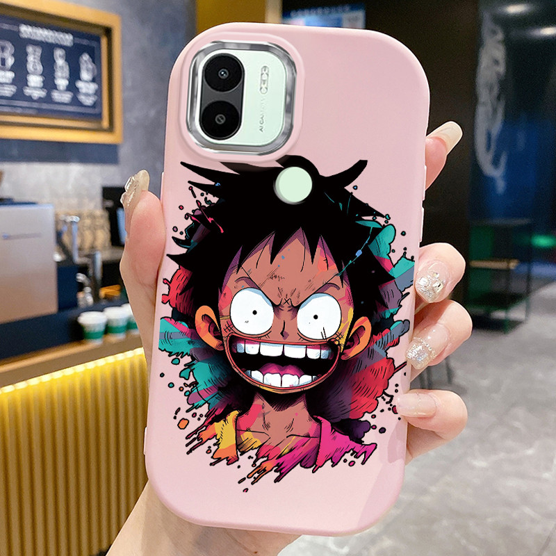 เคสสำหรับ Xiaomi Redmi A1+ A2+ A1 Plus A2 Plus เคสโทรศัพท์ตัวเอกอนิเมะกันกระแทกกลมและอ้วน