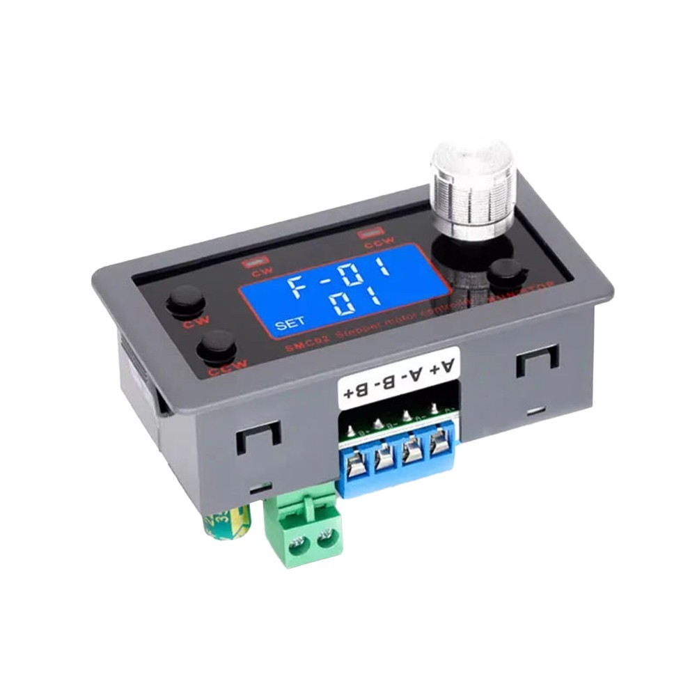 [สต็อก] SMC02 42 57 Stepper Motor Speed Controller Driver Forward Reverse Module Pulse CH