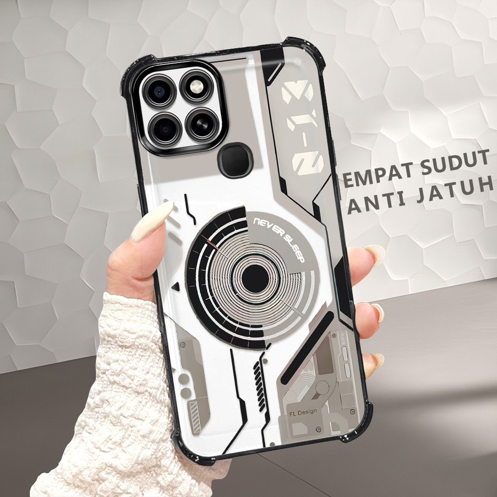 Infinix สมาร์ท 6 2021 X6511B สําหรับโทรศัพท์อ่อน Sofcase กรณี HP ปลอก Kesing Cassing A8 2191 ID33 DL