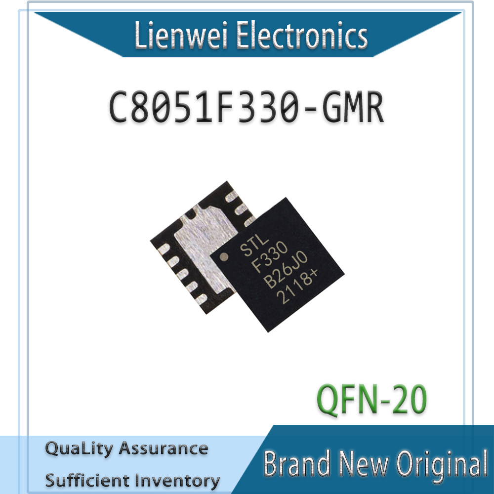 100% ใหม่ Original F330 C8051F330-GMR C8051F330 IC MCU Chipset QFN-20