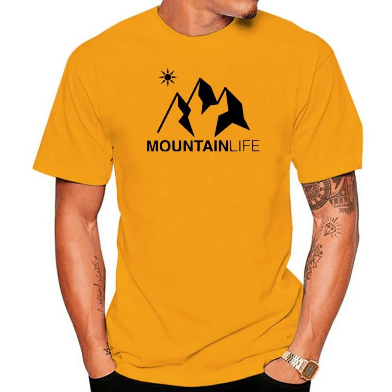 ใหม่ Tee เสื้อ Mountain Life BIO Montagne สกีหิมะสโนว์บอร์ด Climb Escalade กีฬา