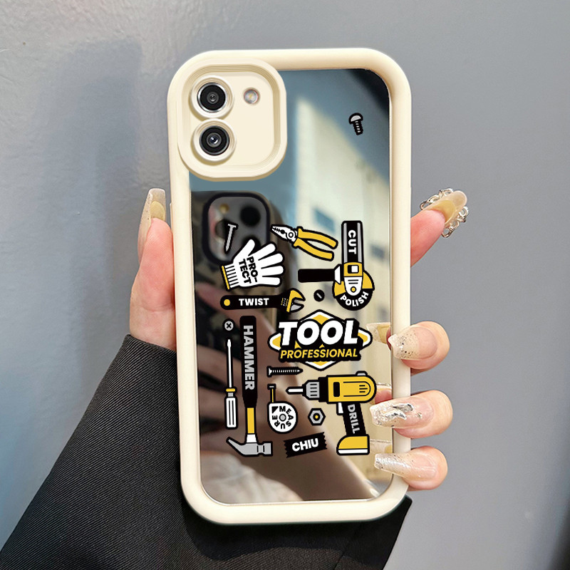 Samsung Galaxy A03 Core A02 M02 Case Casing pattern feel good HP Case Cesing mirror Case Silicone So