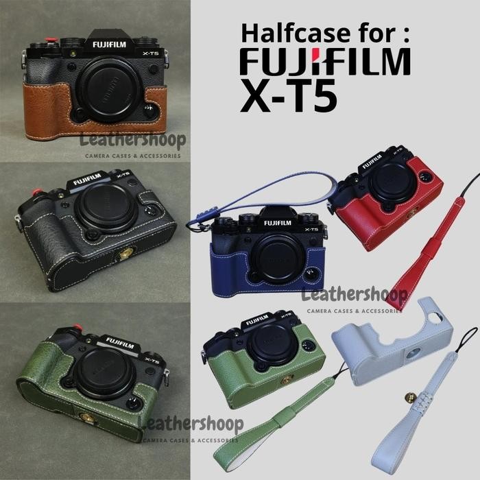 Body Cover Fujifilm Xt5 Leather Halfcase And Strap Fuji X-T5 Case