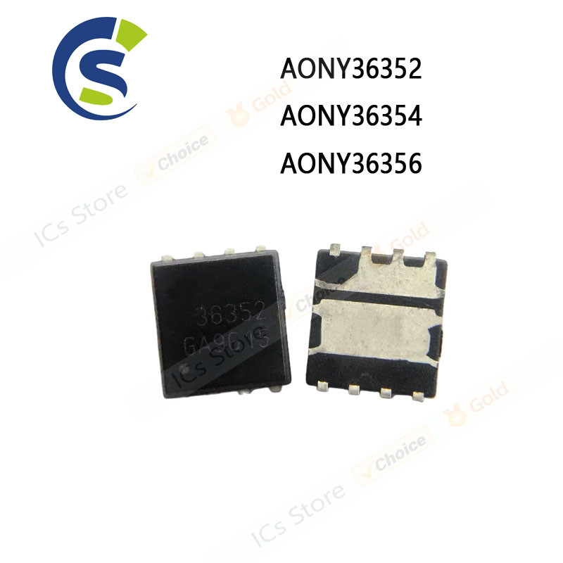 5PCS ใหม่และต้นฉบับ AON36352 AON36354 AO36352 AO36354 36352 36354 AON36356 AO36356 QFN-8 AONY36352 A