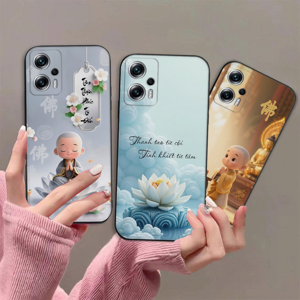 เคส Xiaomi Poco X4 GT / X4 Pro พิมพ์ลายภาพประดิษฐ์ตัวอักษรของสันติภาพ จิตใจ สันติภาพ