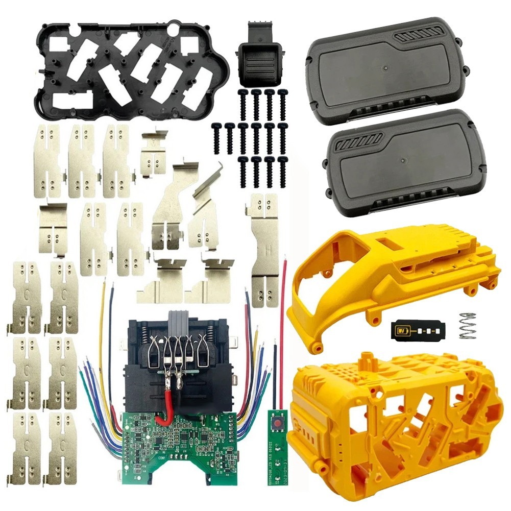 (ใหม่) 15 เซลล์ 21700 Lithium Battery Case Storage สําหรับ Dewalt 20/60V Protection Board