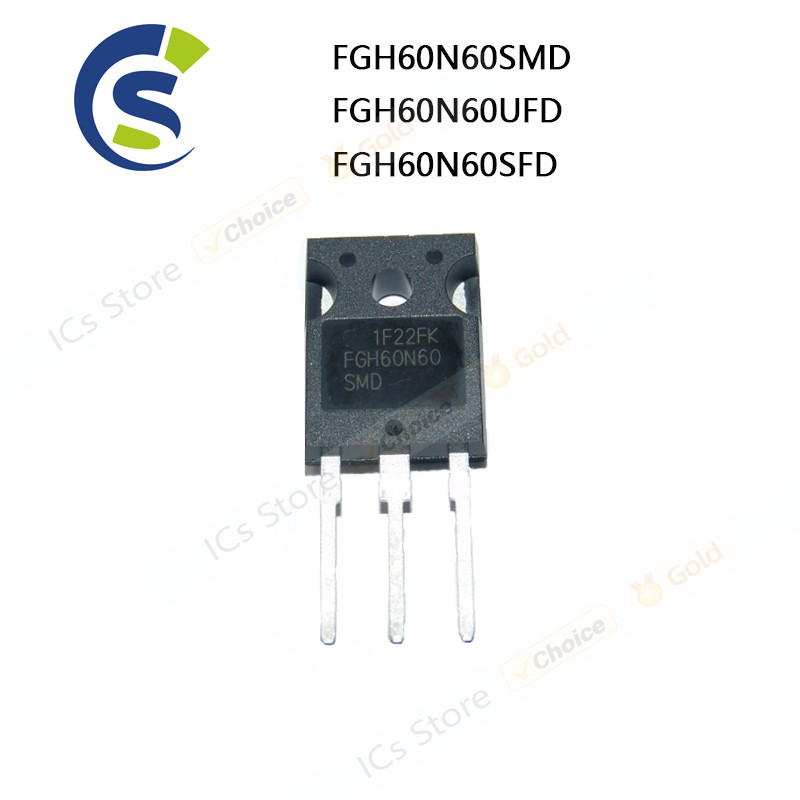 5 ชิ้น 100% ใหม่ FGH60N60SMD FGH60N60UFD FGH60N60SFD FGH60N60 60N60 TO-247 ชิปเซ็ต