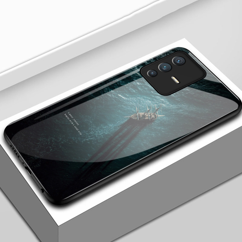 เคสสำหรับ VIVO V23 5G V23i 5G V23E 4G V23E 5G Y75 เคสโทรศัพท์เรือเปลือกแก้วกันกระแทก