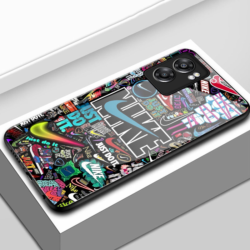 เคสสำหรับ OPPO A57 5G A77 5G A56s 5G เคสโทรศัพท์แบรนด์อินเทรนด์เปลือกแก้วกันกระแทก