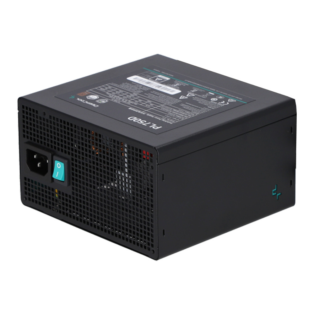 POWER SUPPLY (อุปกรณ์จ่ายไฟ) DEEPCOOL PL750D - 750W 80 PLUS BRONZE BLACK ATX "