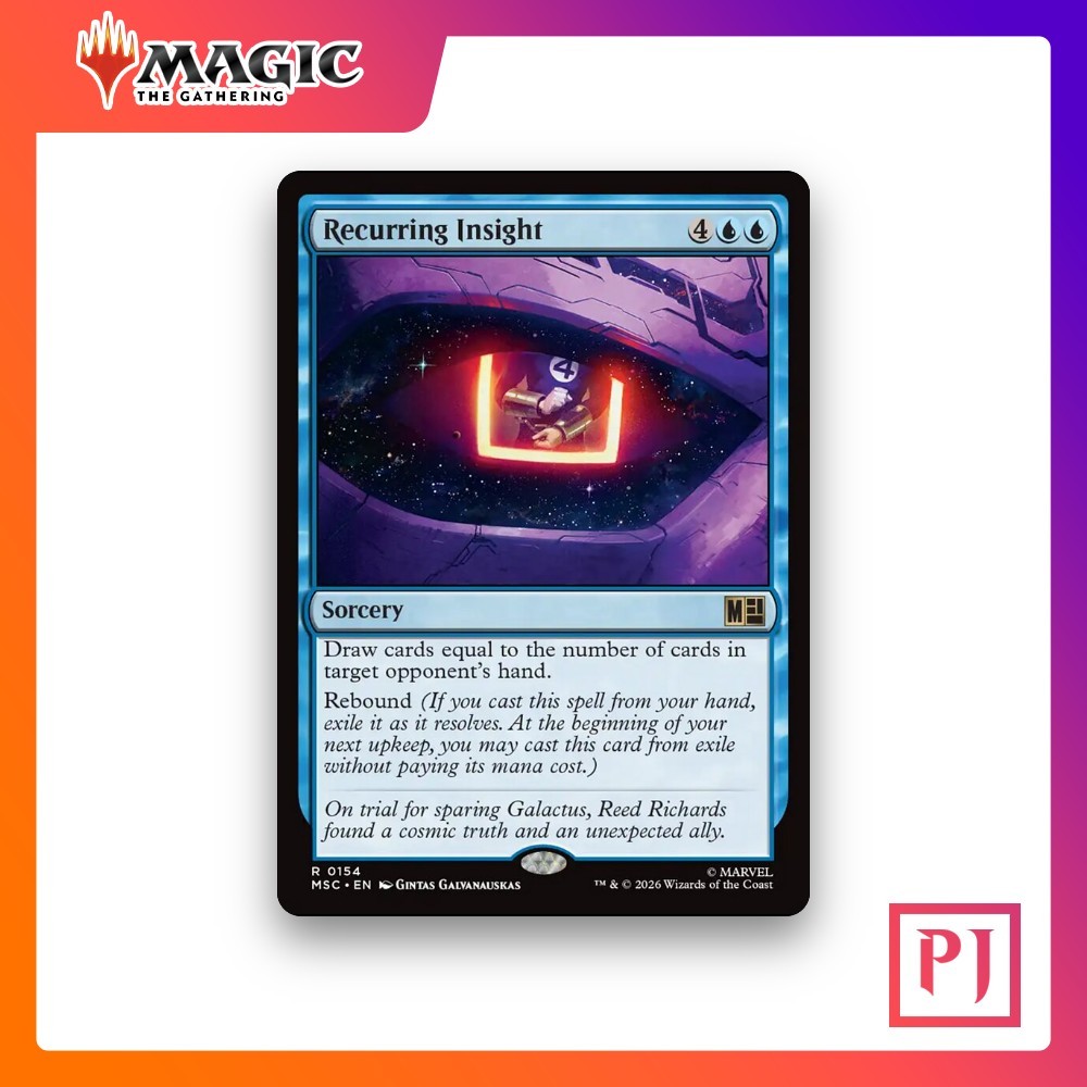 [MTG] Recurring Insight (#154) [MSC] [BLUE] [RARE] | Magic the Gathering
