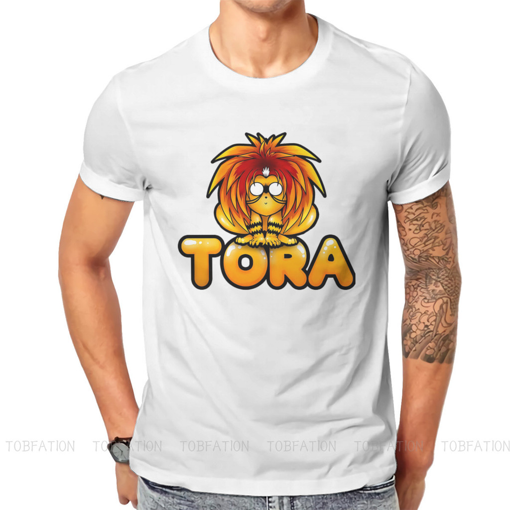 Tora Essential Hipster เสื้อยืด USHIO TO TORA ญี่ปุ่นมังงะ Travel Battle ACG ชาย Harajuku ผ้าฝ้ายแท้