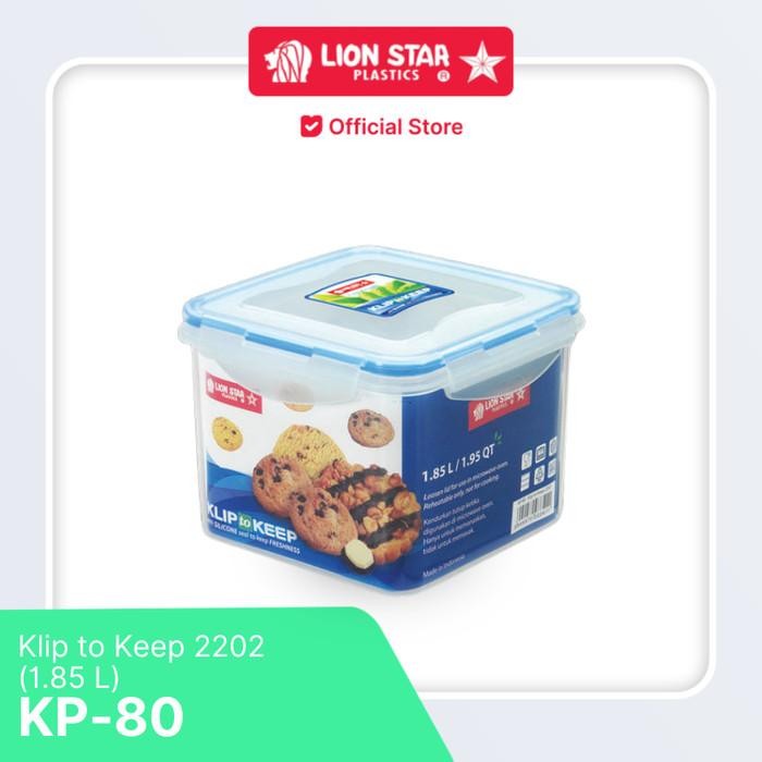 Lion Star Clip To Keep Food Container 2202 (1.85 ลิตร) Kp-80
