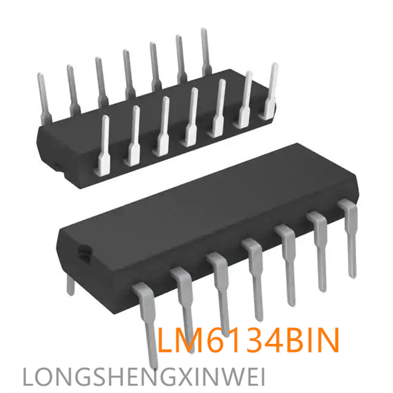 SHDJ-1PCS LM6134BIN LM6134 ใหม่ Original Shipment Amplifier DIP14