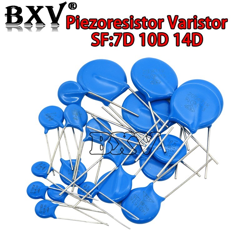 20-100PCS Piezoresistor Vartor Series 7D 10D 14D 7D180K 7D220K 10D270K 10D330K 14D471K 14D220K 7D431