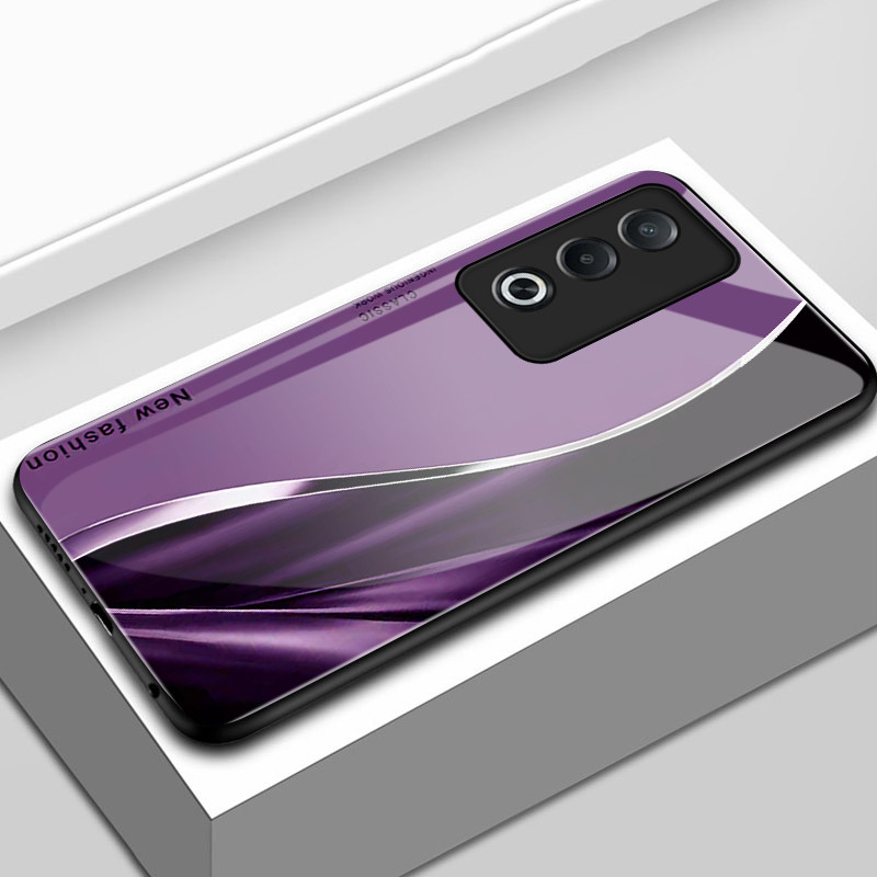 เคสสำหรับ OPPO A3 Pro 5G A80 5G เคสโทรศัพท์เส้นเปลือกแก้วกันกระแทก