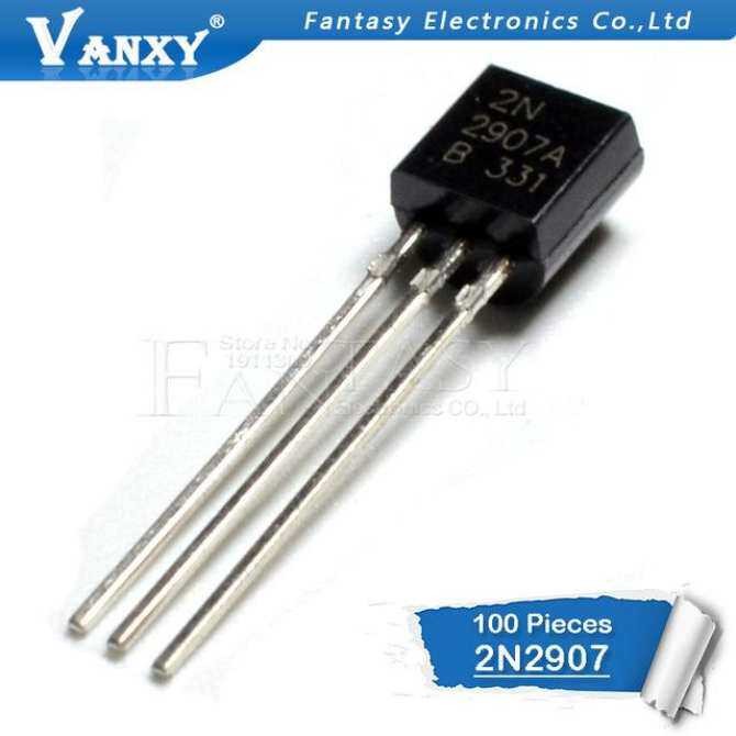 100 ชิ้น 2N2907 TO-92 2N2907A TO92 ใหม่ 2907 ทรานซิสเตอร์ไตรโอด