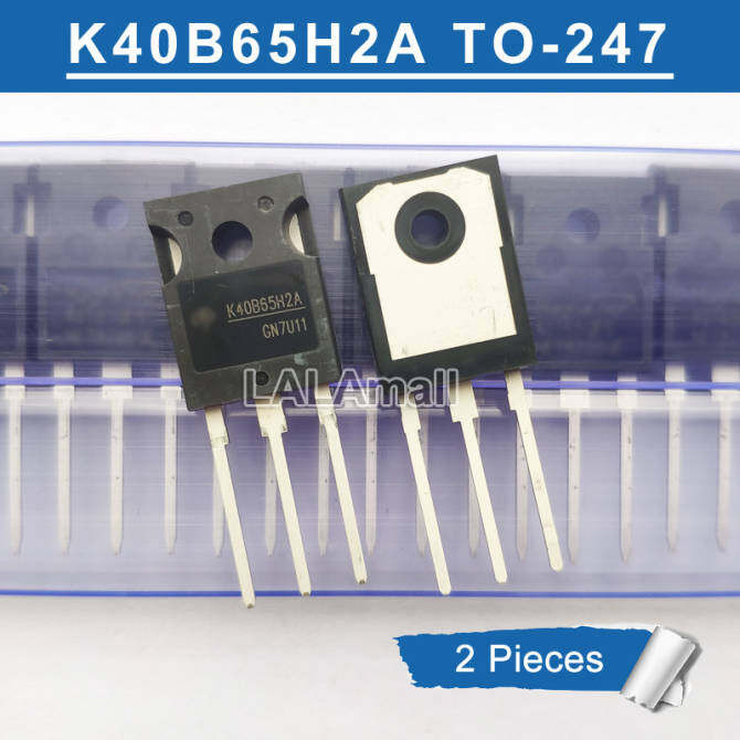 2 ชิ้น K40B65H2A TO-247 AOK40B65H2AL TO247 K40B65 40B65H2A 40A/650V IGBT ทรานซิสเตอร์ใหม่เดิม