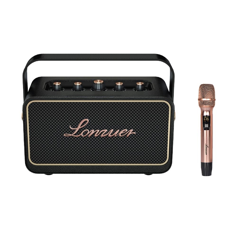 HomePro ลำโพงบลูทูธพร้อมไมค์  INNOVATION สีดำ แบรนด์ LONZUER