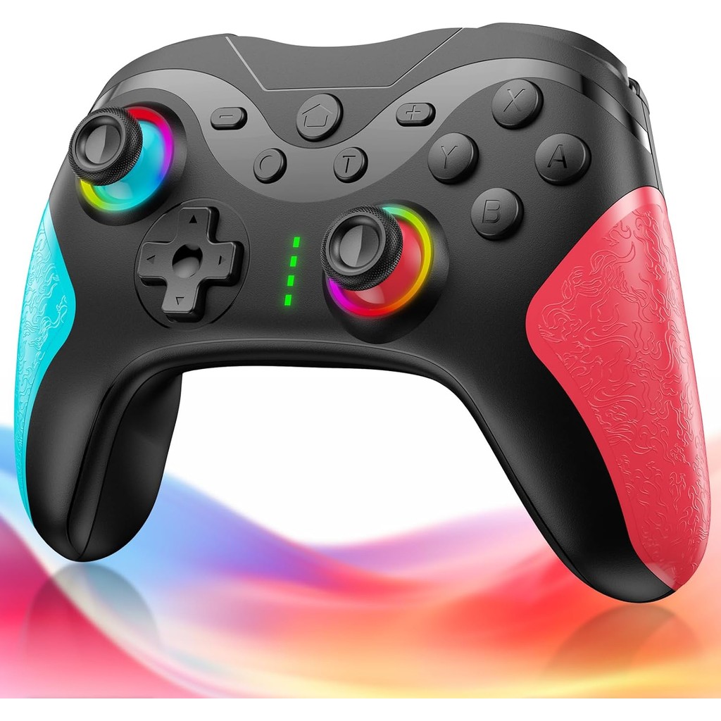 Switch2 Wireless Controller | Turbo Macro RGB | 20H Battery | Gyro Sensor | New Japan