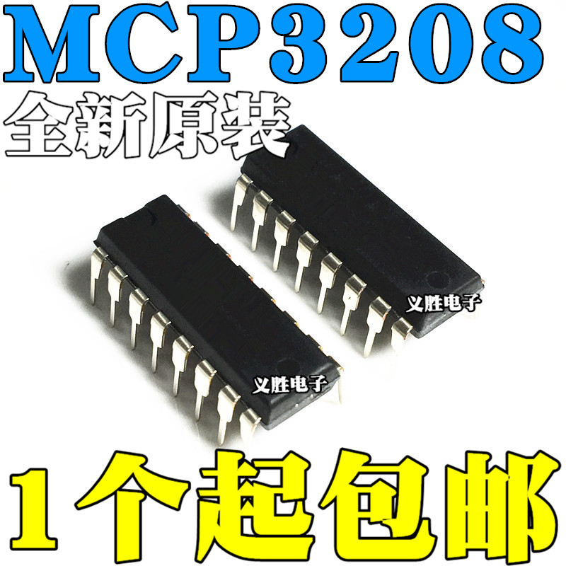 1PCS Original MCP3208-CI/P MCP3208-BI/P MCP3208-C MCP3208-B DIP DIP16