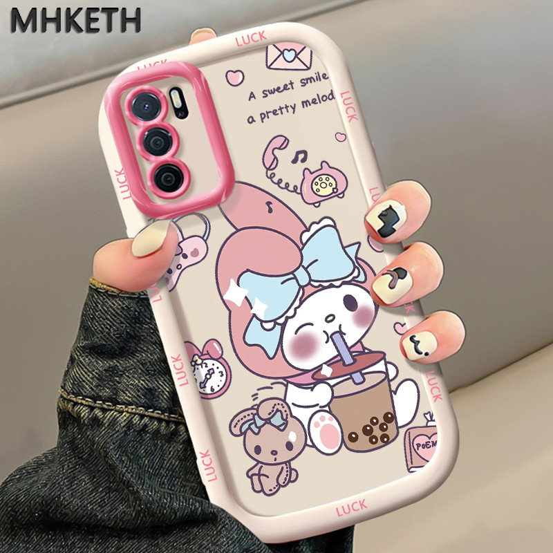 MHKETH เคสสำหรับ OPPO A16 A16s A54s เคสโทรศัพท์ออกแบบหัวใจสาวน่ารักและหวาน