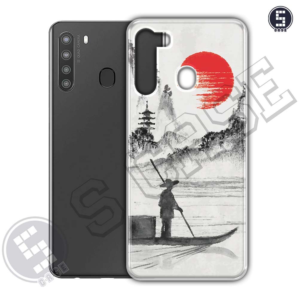 เคสสําหรับ Samsung A21 หลายรุ่น SLC24 Ink Painting