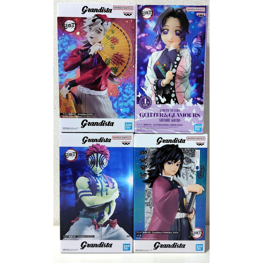 【Direct from Japan】[ยังไม่เปิด] Demon Slayer: Kimetsu no Yaiba Figures: Douma, Akaza, Giyu Tomioka แ