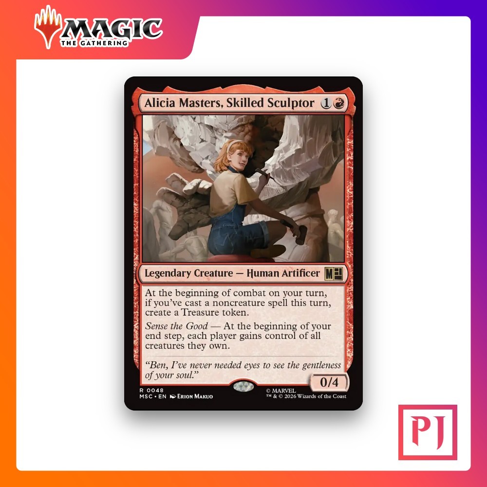 [MTG] Alicia Masters, Skilled Sculptor (#48) [MSC] [RED] [RARE] | Magic the Gathering