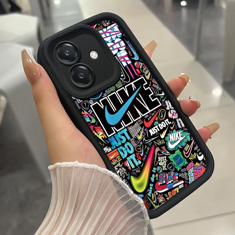 เคสสำหรับ OPPO A3 4G A3 Pro 5G A3X 4G A3X 5G A40 A60 5G เคสโทรศัพท์แบรนด์อินเทรนด์สามสีซิลิโคนกันกระแทก