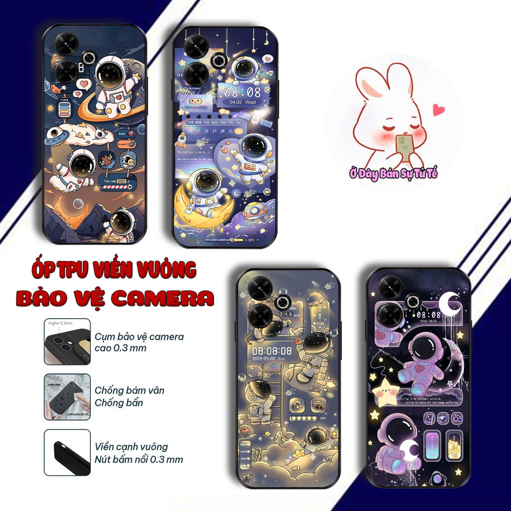 น่ารักและสวยงามนักบินอวกาศสําหรับRedmi 13 Redmi 12 12r Turbo 3 5G Redmiหมายเหตุ 13R Redmi 13r 13C 5G