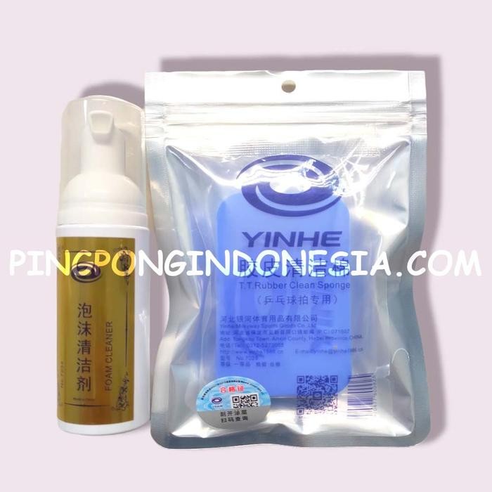 Yinhe Rubber Foam Cleaner Set - น้ํายาทําความสะอาดยางปิงปอง