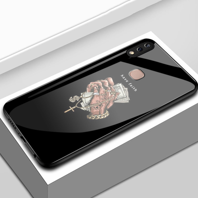 เคสสำหรับ VIVO Y85 Y85A V9 V9 Pro V9 Youth Z1 Z1i Z3x เคสโทรศัพท์ประนีประนอมเปลือกแก้วกันกระแทก