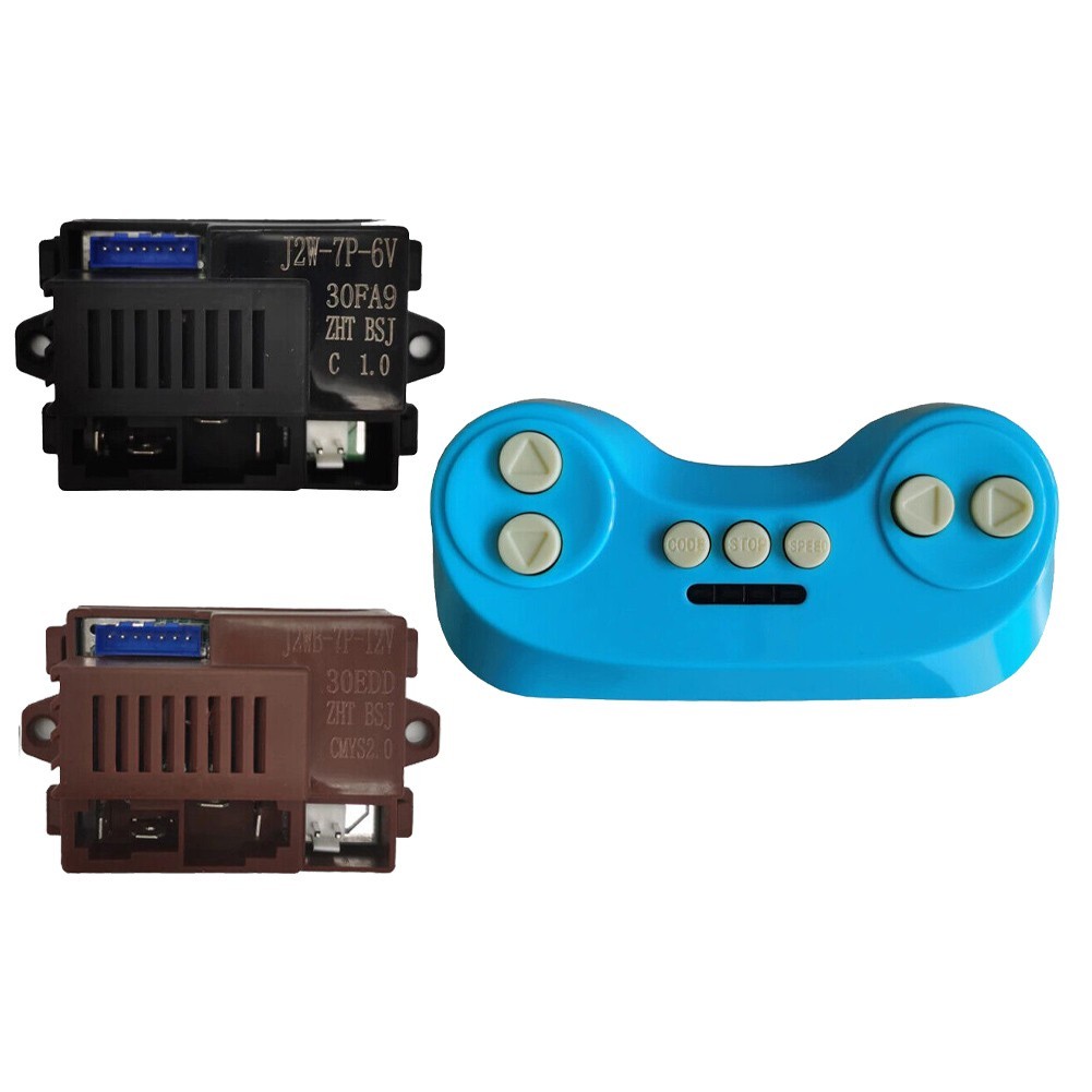 L-HOT J2WB-7P 12V J2W-7P-6V ตัวรับสัญญาณเด็กรถยนต์ไฟฟ้าสําหรับเด็กขี่บนตัวควบคุมรถยนต์