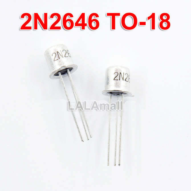 2 ชิ้น Original 2N2646 TO-18 ทรานซิสเตอร์ Double Base Diode ยี่ห้อใหม่